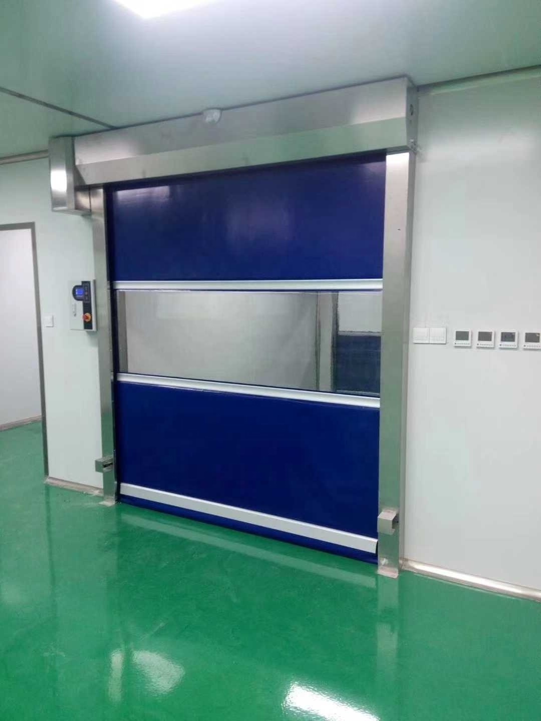 High Efficiency Automatic Fast Speed Door Wind Proof Rolling Shutter Sectional Garage Doors