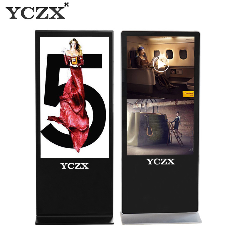 Factory Price!!49/55/65 inch Capacitive touch Screen high brightness lcd 4K display digital advertising LED 1080p OEM