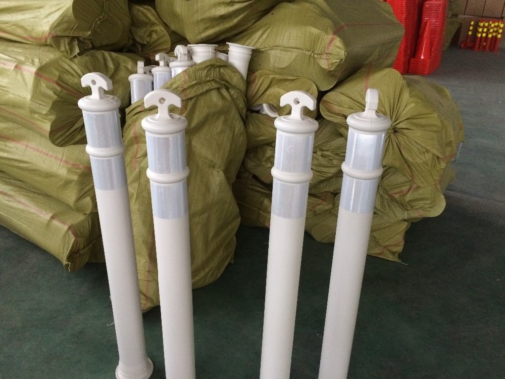 pu flexible post 120 cm warning post flexible with rubber base 80 cm parking post