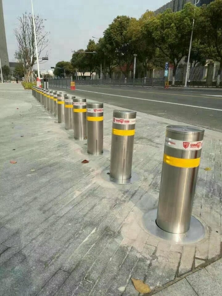 automatic rising bollards 600*219mm Hydraulic bollard