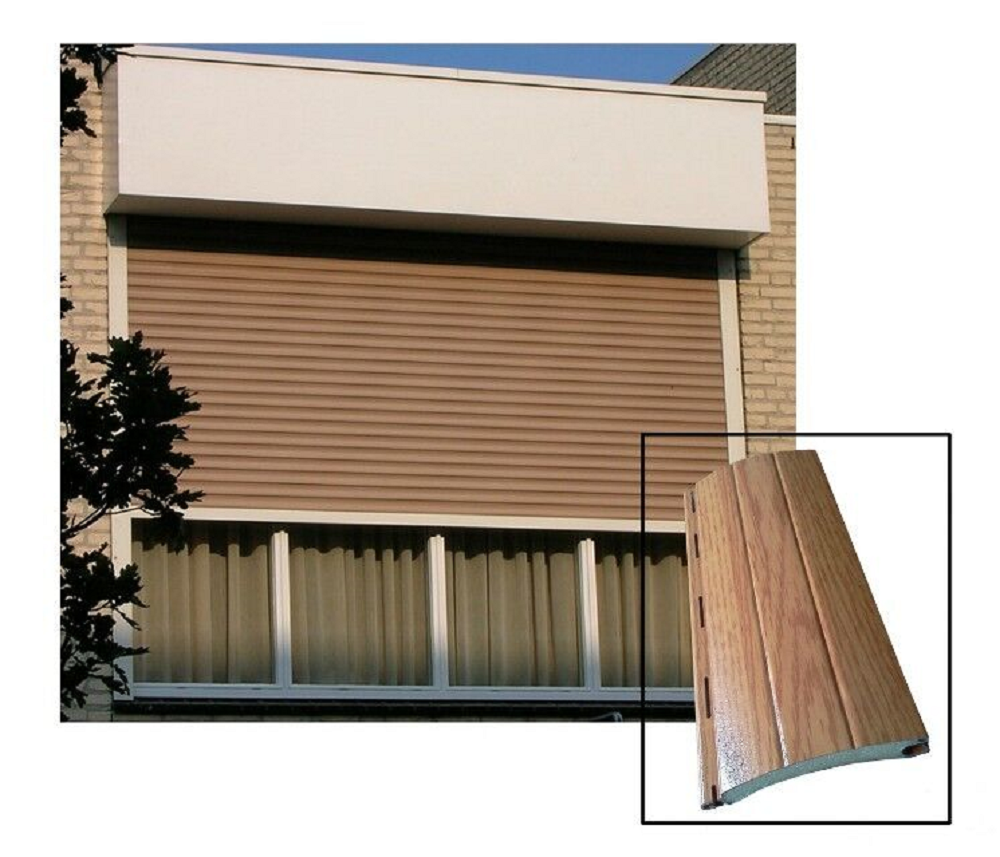 roller shutter aluminum exterior window for sale