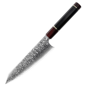 Carbon Fiber Handle VG10 Damascus Steel Kiritsuke Chef Knife