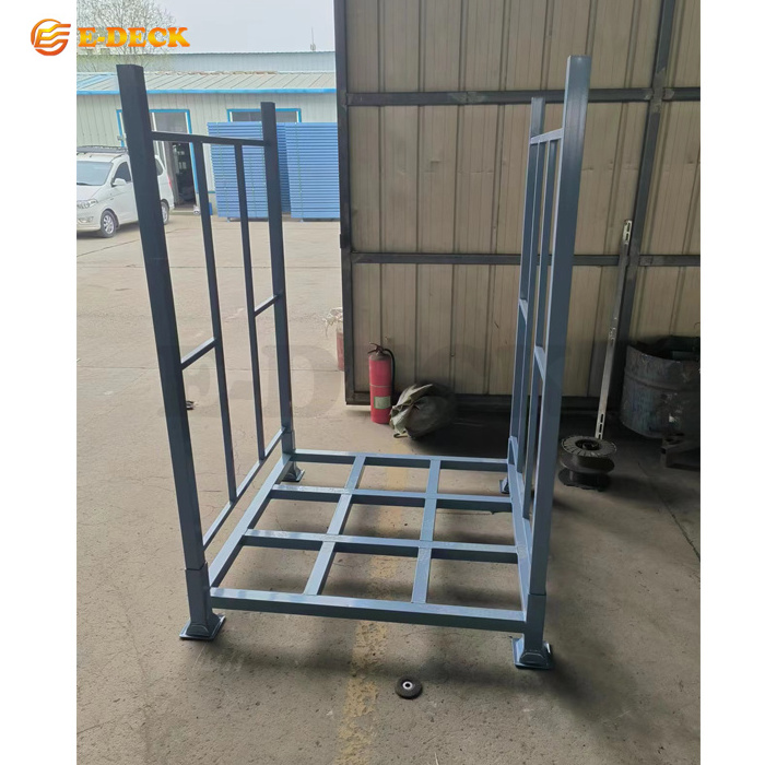 Warehouse fabric rolls storage collapsible iron rack for sale