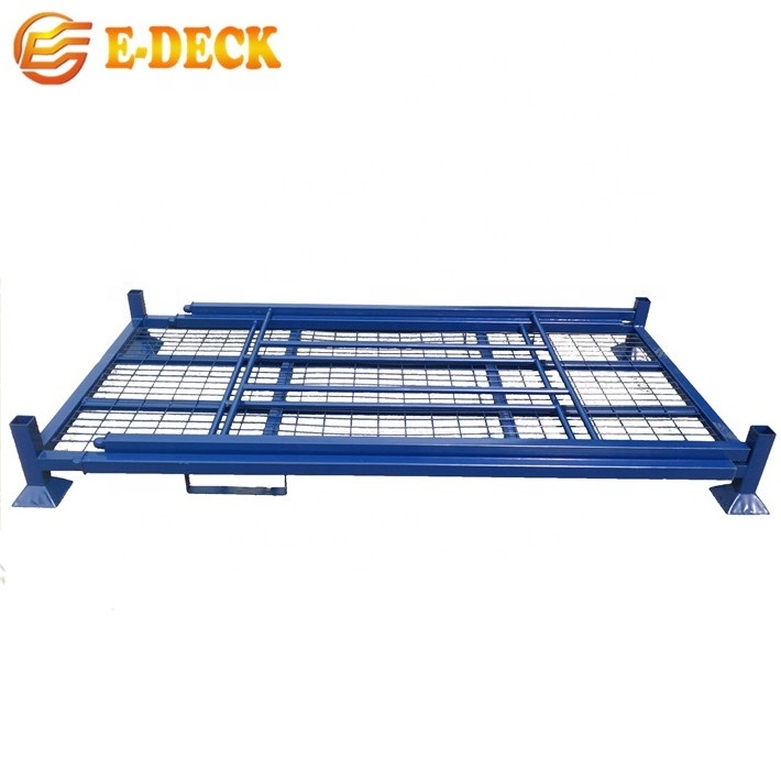 Warehouse Steel Pipe Storage Collapsible Stacking Tire Racking Stillages Truck Tire Transport Rack