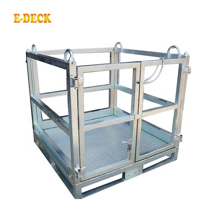 Manufacturers calor forklift compressed lpg oxygen gas bottle cylinder lifting storage cage for sale