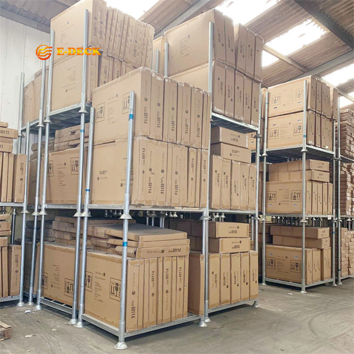 Warehouse storage material logistic portable movable high quality heavy duty stack racks