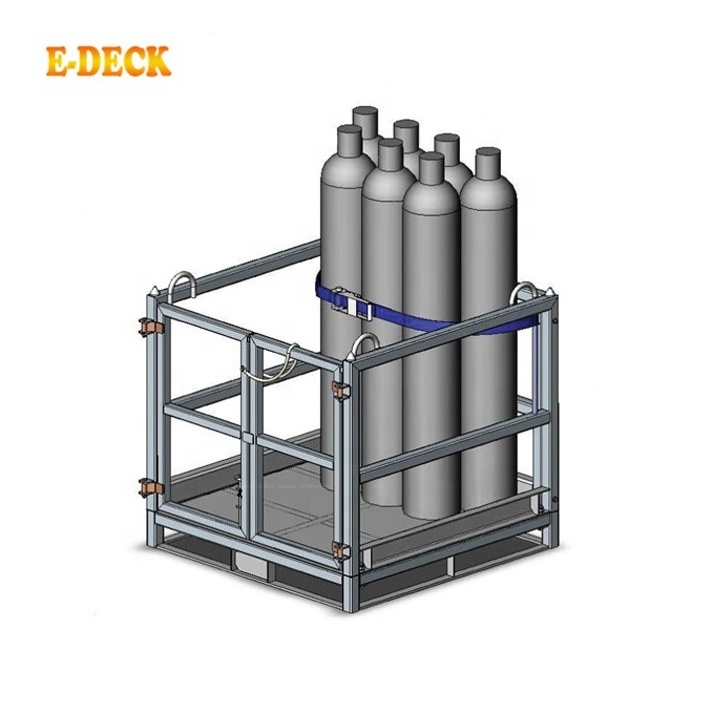 Factory supply calor propane gas transport cages cylinders gas bottle stillage