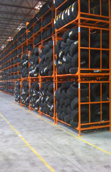 E-deck High Quality Storage Stacking Steel Truck Vehicle Pallet Tire Racking