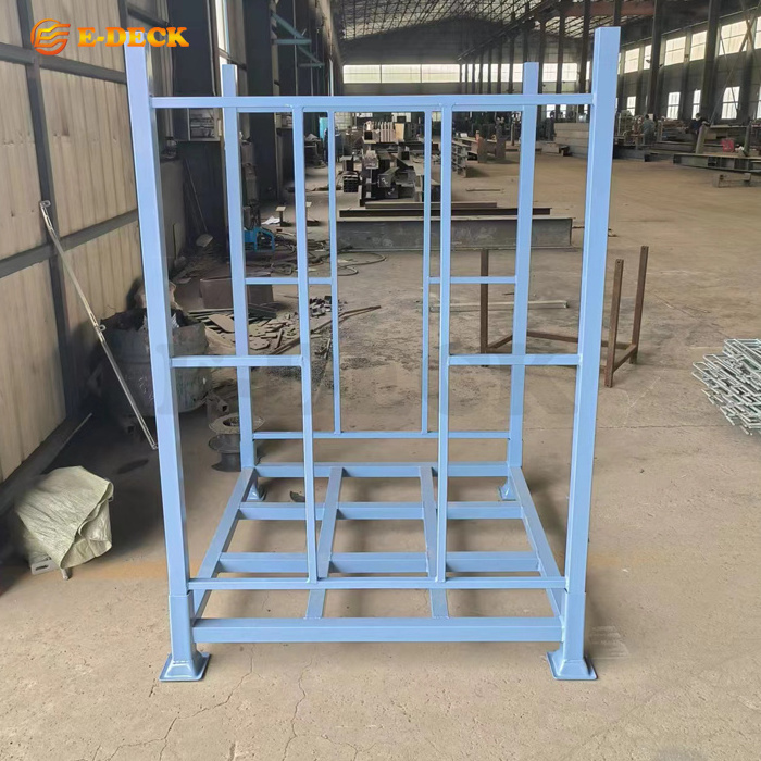 Warehouse fabric rolls storage collapsible iron rack for sale