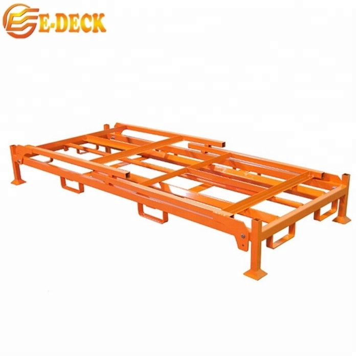 Customized powder coated european standard stacking large scale spare tire storage pallet truck steel pipe racks