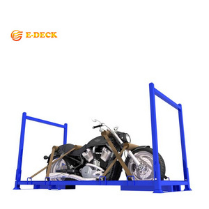 E-deck High Quality Metal Steel Warehouse Storage Vertical Motorcycle Pallet Rack