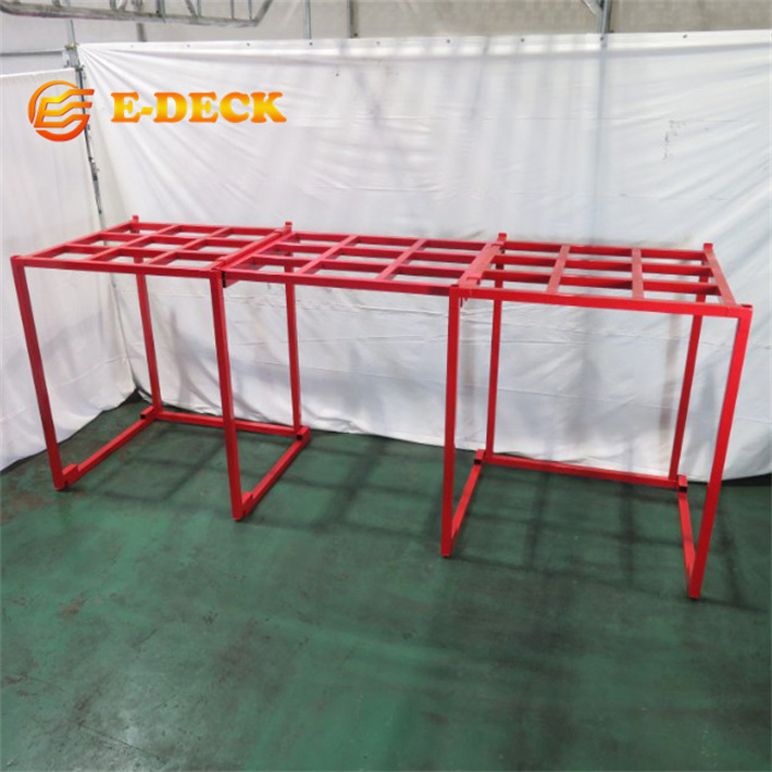 Hot sale stackable warehouse storage stacking logistics removable steel connected pallet