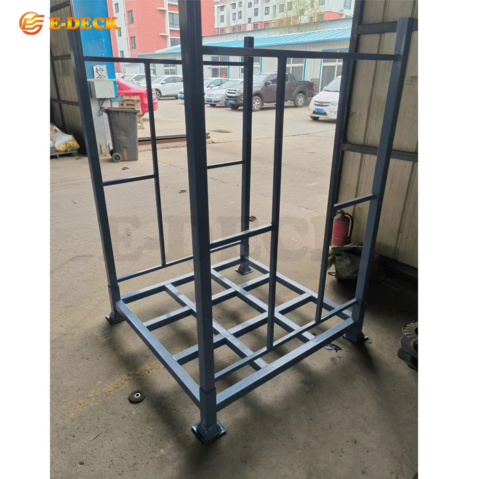 Warehouse fabric rolls storage collapsible iron rack for sale