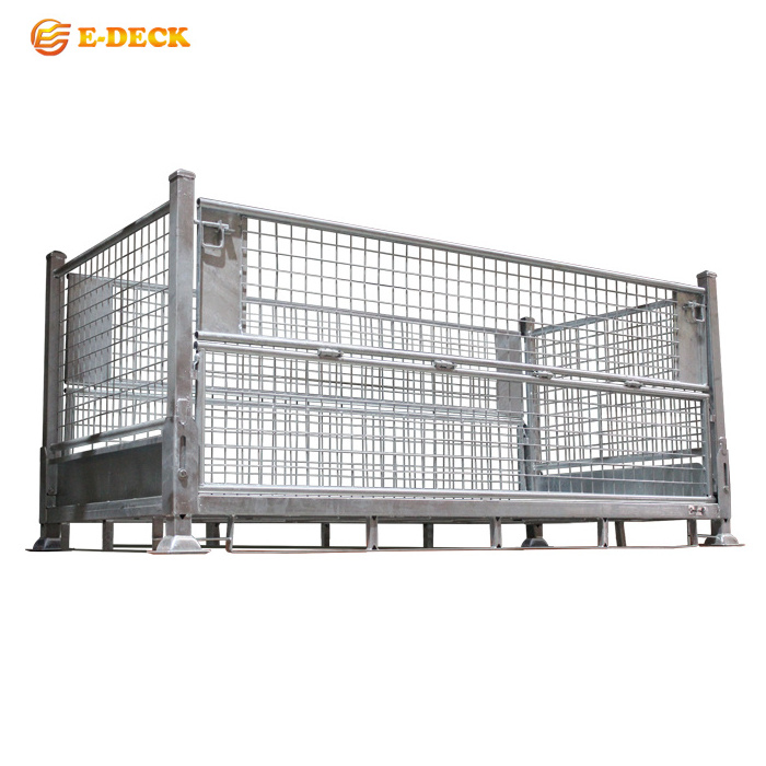 Australia Standard Heavy Duty Stackable and Detachable Stillage Cage with Optional Lid