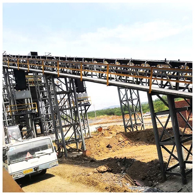 Heavy B800 belt conveyor slope design for industrial coal mining conveying