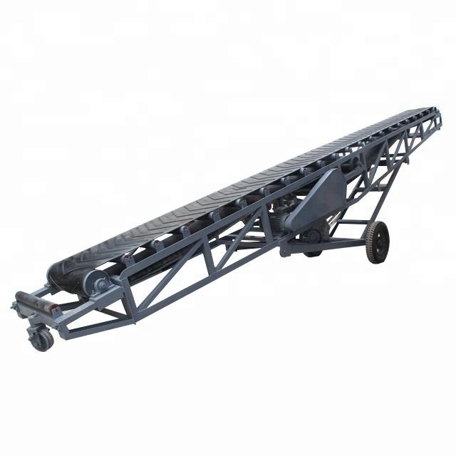 Portable Conveyor System for Sugar Salt Electric Motor Conveyor Belt