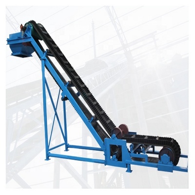 Large inclination belt conveyor conveying coal/grain  equipment