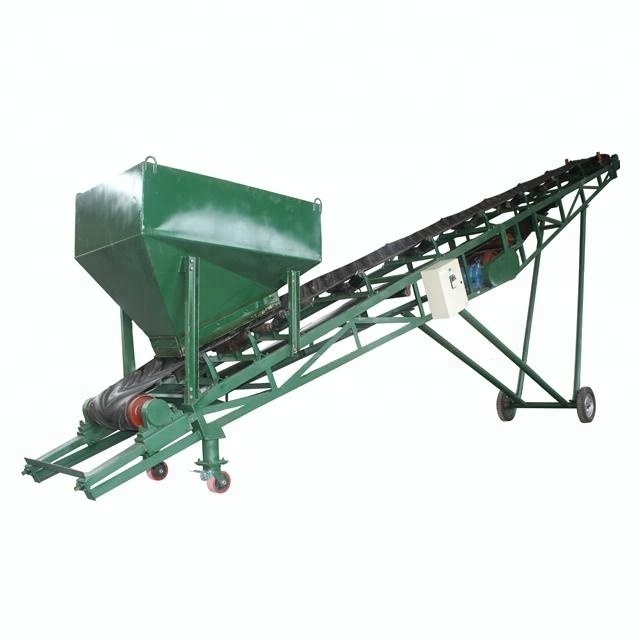 Portable Conveyor System for Sugar Salt Electric Motor Conveyor Belt