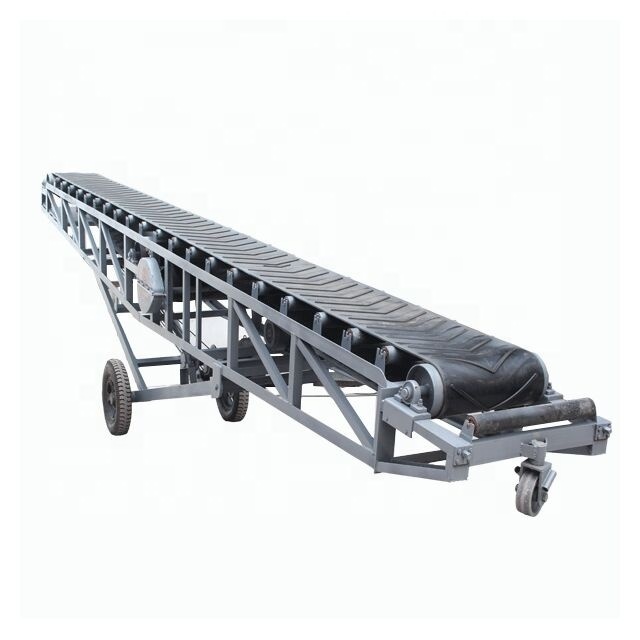 10m Mobile Belt Conveyor for Stone and Mining Transport