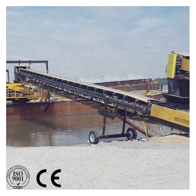 10m Mobile Belt Conveyor for Stone and Mining Transport