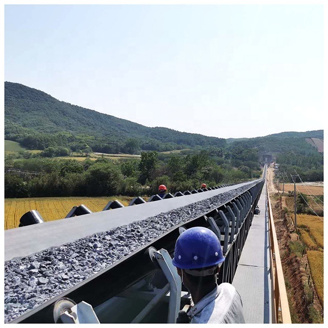 Heavy B800 belt conveyor slope design for industrial coal mining conveying