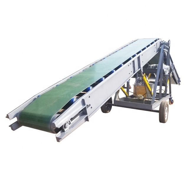 Bulk Material Conveying Equipment Band Conveyor Machine for Container Loading and Unloading