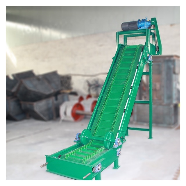 Best price of side wall belt conveyor 40 ft container unloader concrete conveyor belt