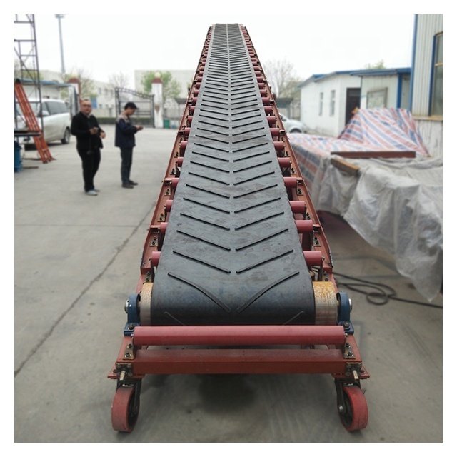 Portable Conveyor System for Sugar Salt Electric Motor Conveyor Belt