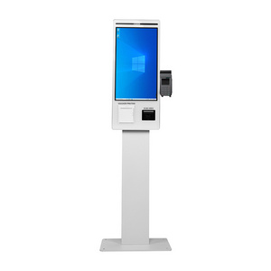 32 inch Desktop Self Service Food Ordering Payment Kiosks With Thermal Printer Touchscreen Self Check Out Android Kiosk