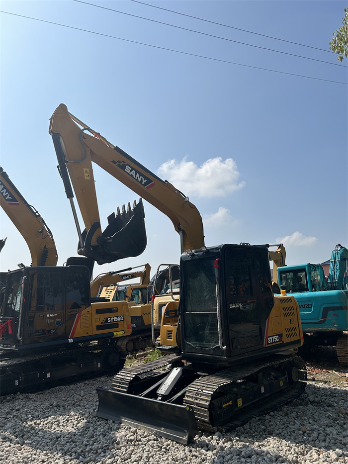 low price 75 used excavator SANY SY75C SANY55 SANY60 SANY75 for sale