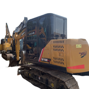 low price 75 used excavator SANY SY75C SANY55 SANY60 SANY75 for sale