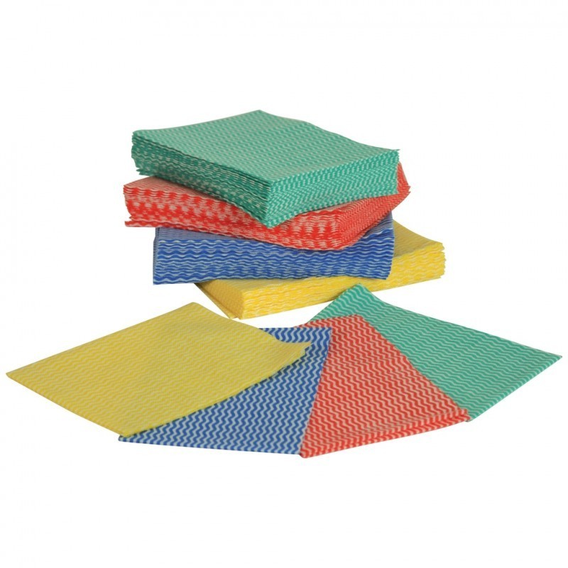 Factory spunlace non woven kitchen disposable dish cloth