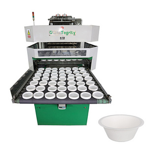 Disposable Biodegradable Sugarcane Bagasse Paper Tableware Food Packaging Making Machine Pulp Molding Machine