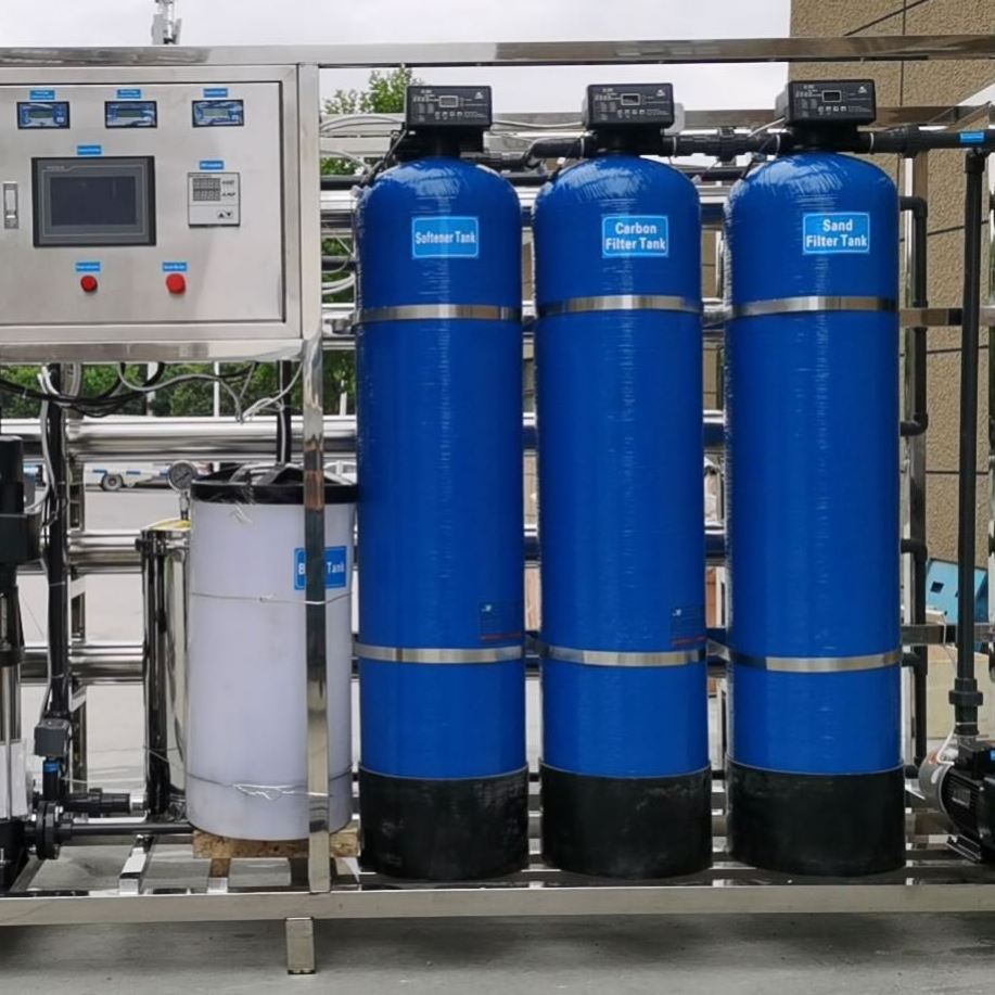 top sale 1000 LPH touch screen Reverse Osmosis Water System Water Treatment Manufacturer RO Plant 3000L per hour with EDI