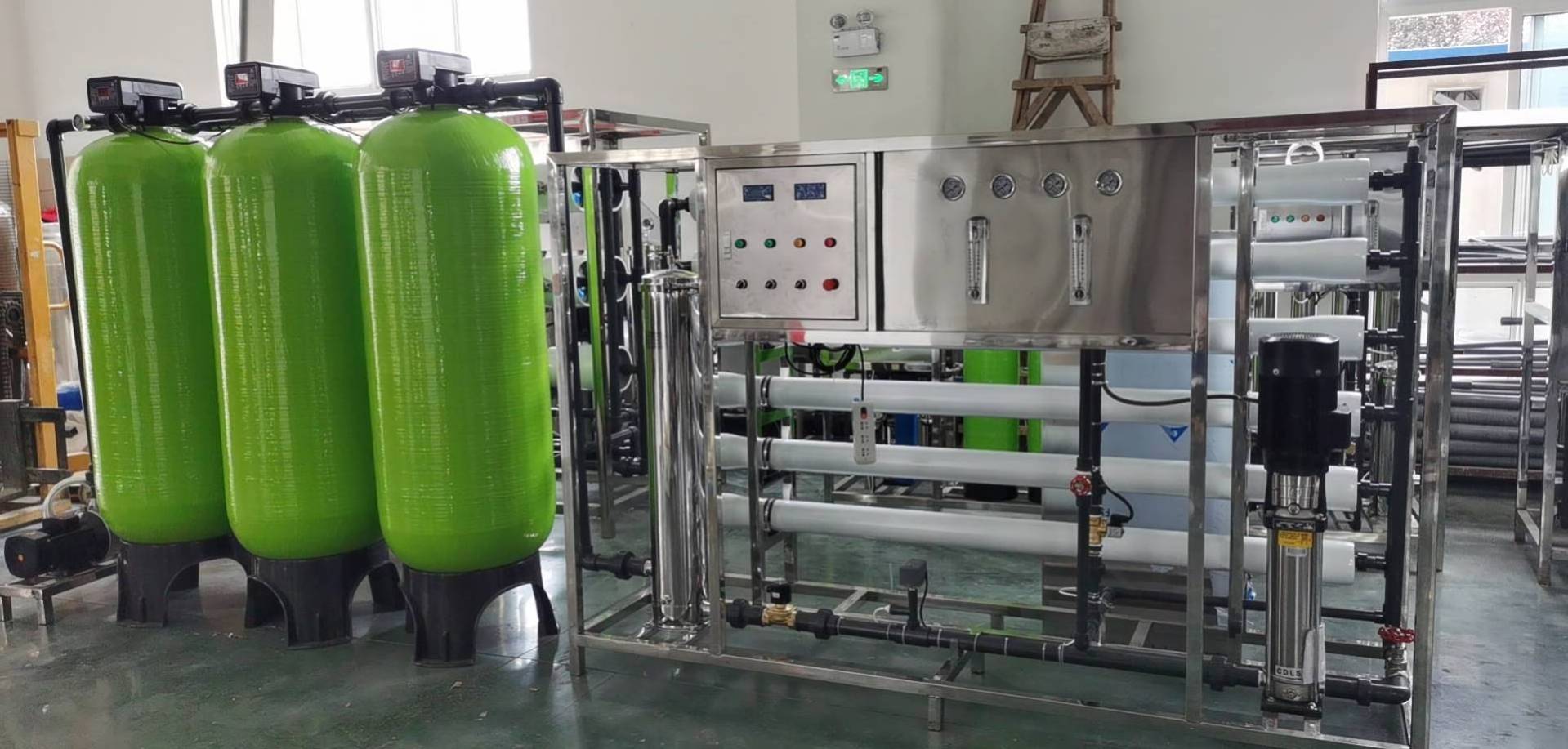 top sale 1000 LPH touch screen Reverse Osmosis Water System Water Treatment Manufacturer RO Plant 3000L per hour with EDI