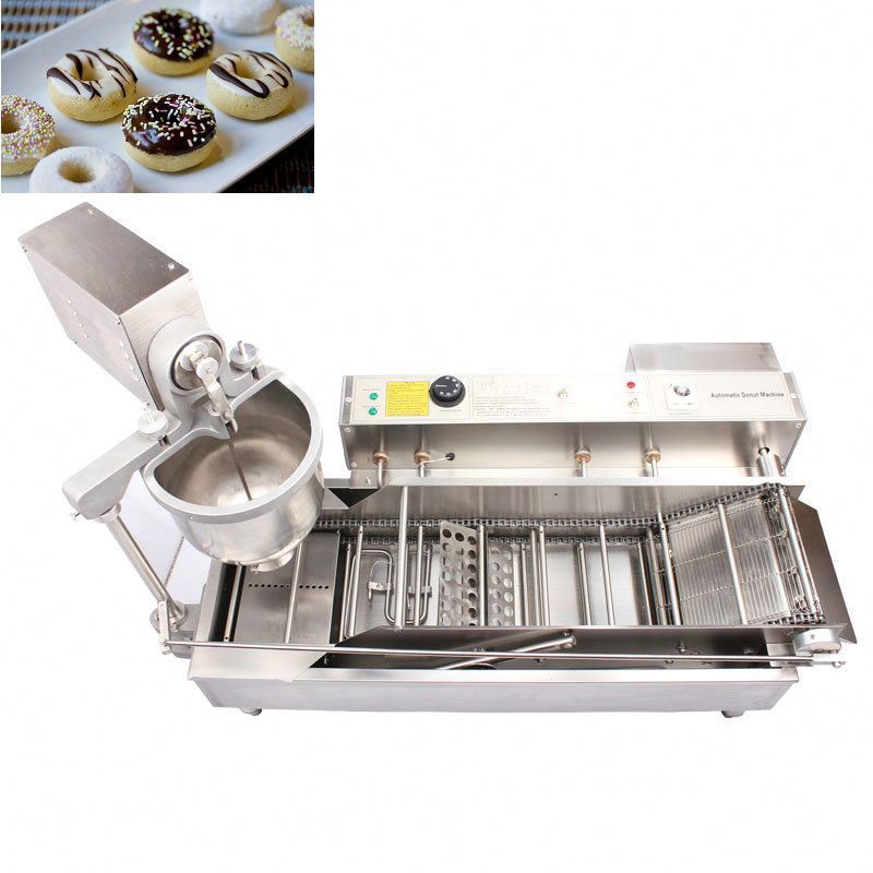 Fully Automatic Small Commercial Industrial Yeast Fryer Donut Maker Making Machine