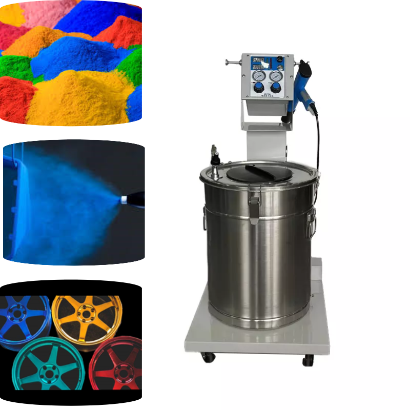 Epoxy Powder Electrostatic Powder Coating Machine with Spray Gun for ...