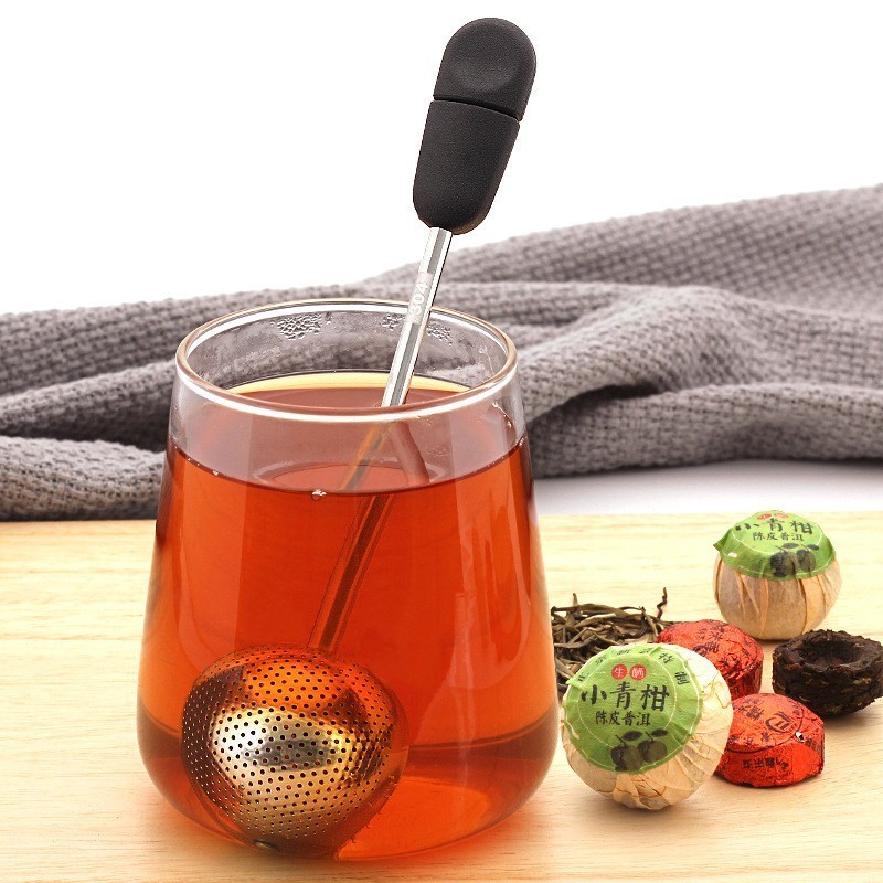 Tea Strainers Soup Pot Tea Spoon Rotatable Easy Clean Tea Drain Filter Mesh Teaware Kitchen Accessories Stainless Steel 3-7 Days