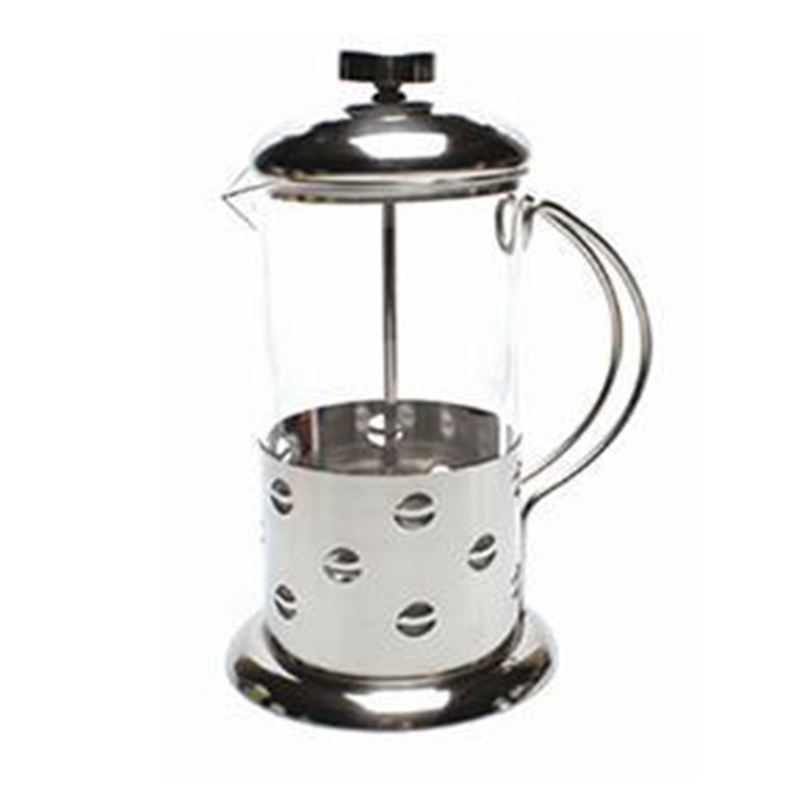 Stainless Steel Glass French Press Cafetiere Coffee Plunger Pot Coffee & Tea Maker 600ML