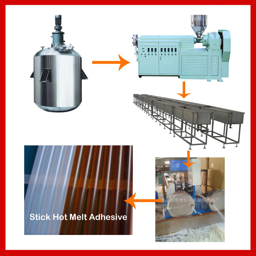 hot melt glue sticks/granule/ flat making machine/hot melt adhesive stick machine for book binding