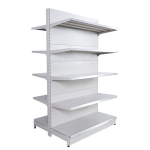 Double Side Punched Back Board Supermarket Shelf From Suzhou Yuanda