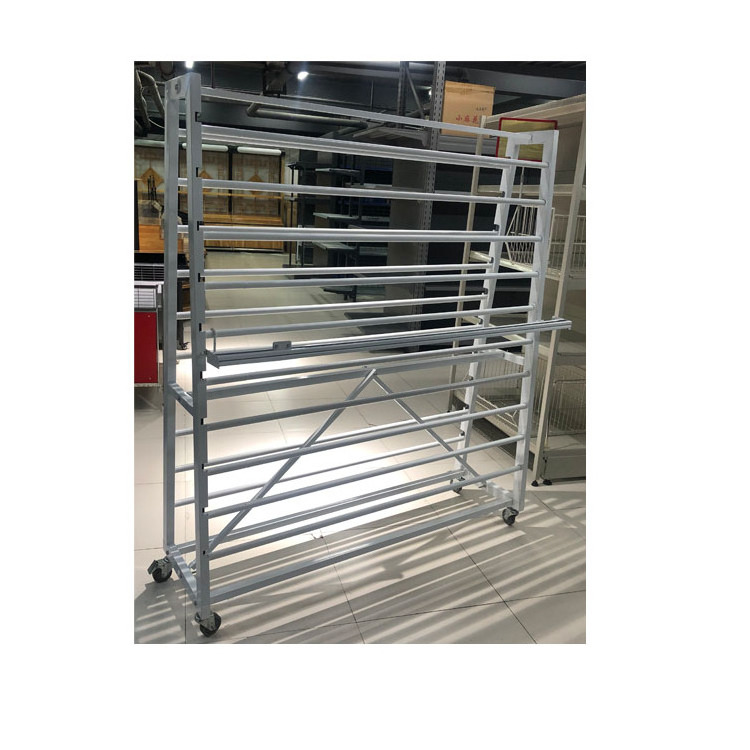 Textile Display Racks/Fabric Roll Display Hangers /Cloth Stands Racks