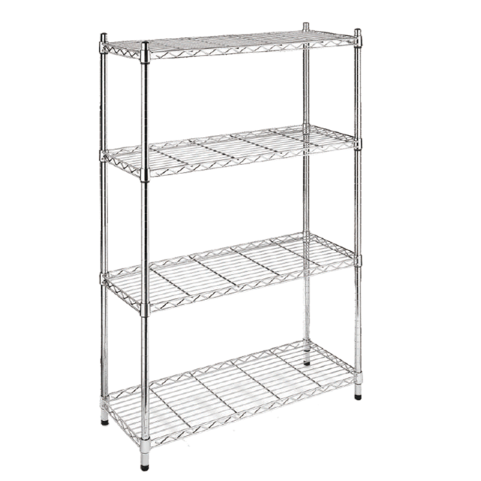 Supermarket chrome wire shelving,kitchen stainless steel wire shelves,wire closet shelving YD-WS001