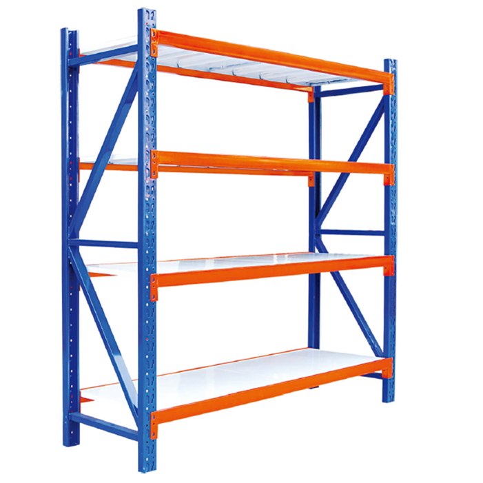 High Capacity with 4 Adjustable Bays Warehouse Storage Garage Rack Shelving with Safe Bolts and Box Carton Packing