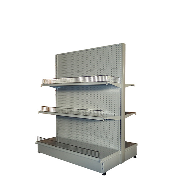 Supermarket equipment shopping mall display rack gondola shelves steel hanging metal shelf