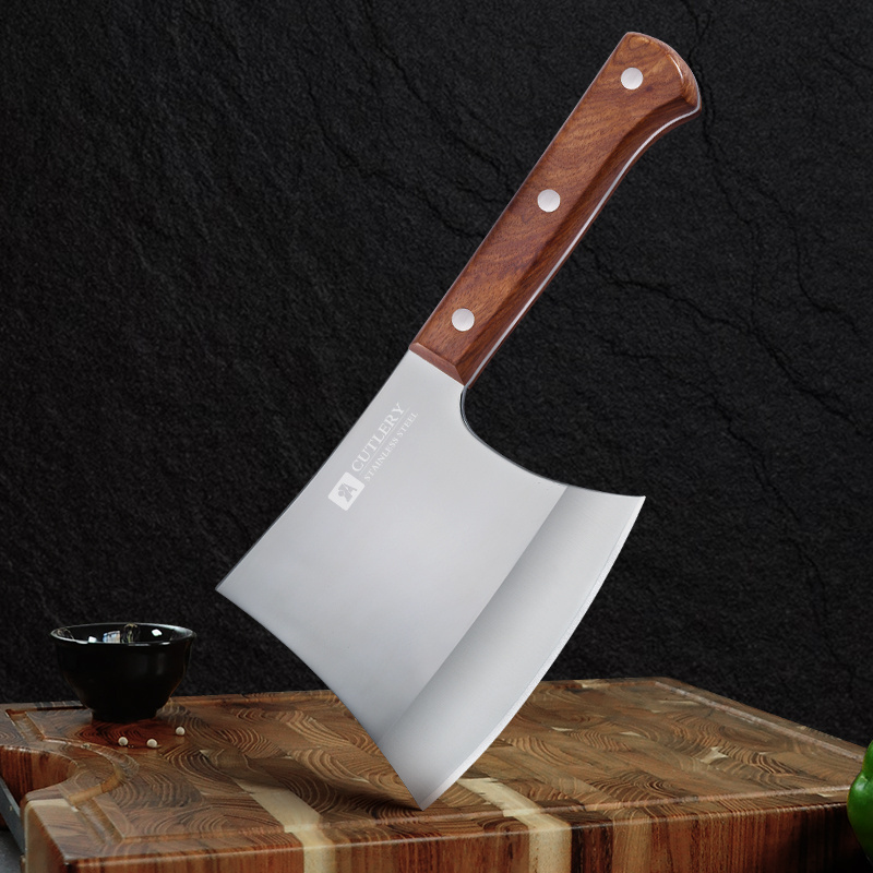 chopper knife Hot sell Full Tang Heavy Thick Blade Chopper Knife  Meat Cleaver for Bone stainless steel axe knife