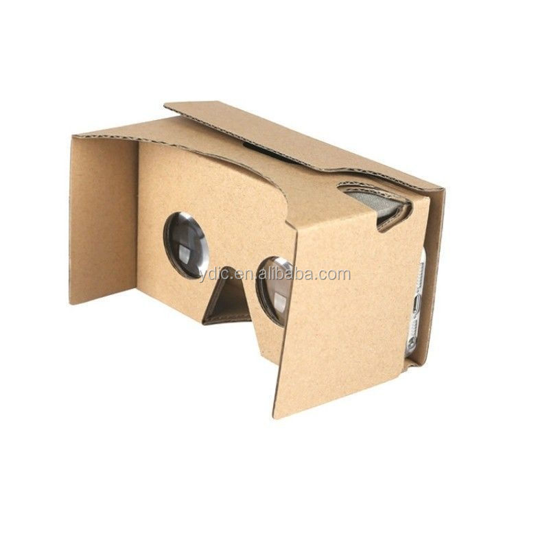 Customizable Cardboard Headset 3D Virtual Reality VR Glasses For Android iPhone Samsung Huawei Smart Phone Mobile Phones