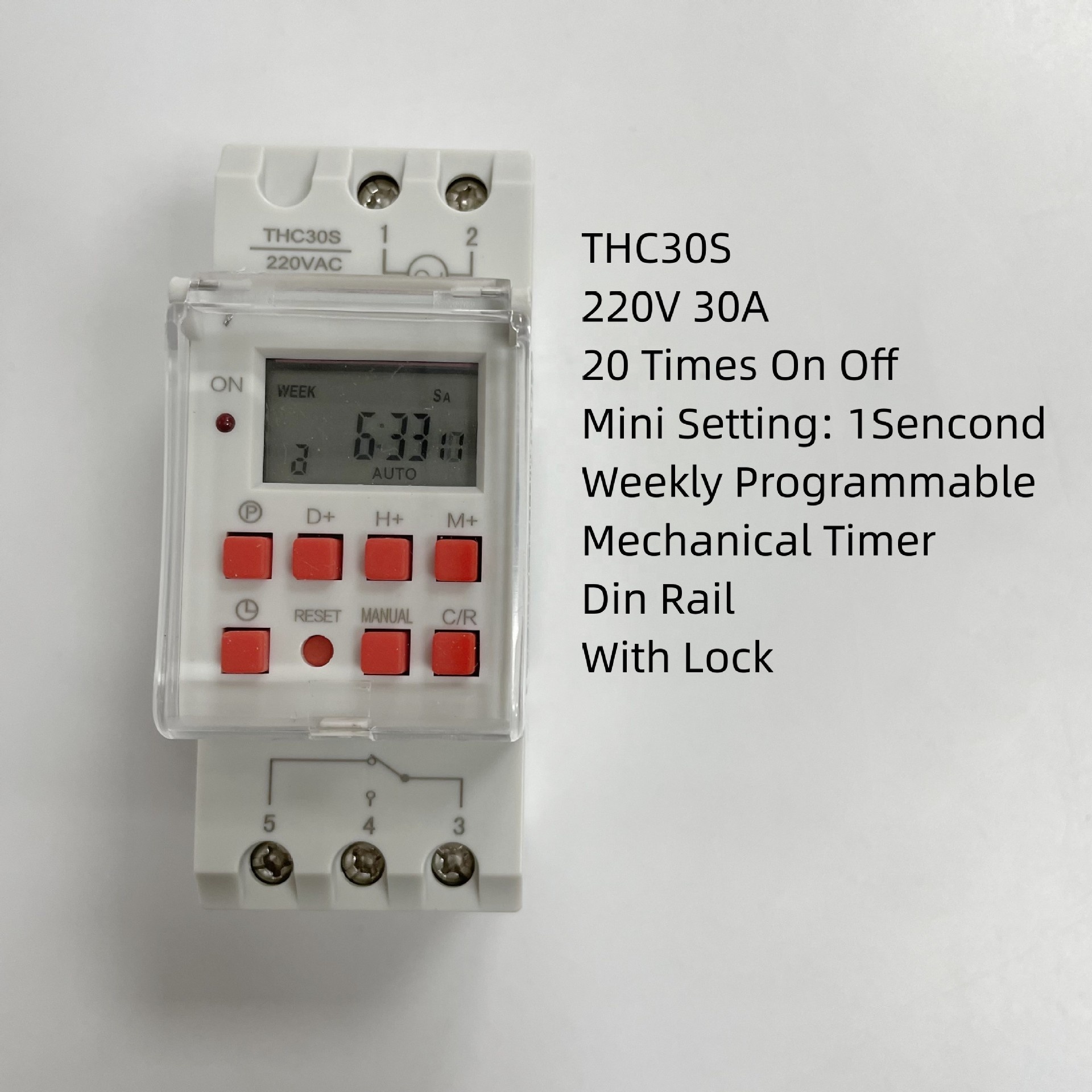 THC30S programmable microcomputer time switch timer Digital time switch