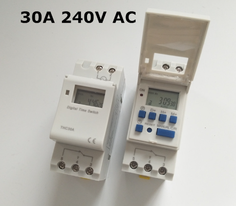 THC30A programmable microcomputer time switch timer Digital time switch 30A  12V/24V/110V/220V