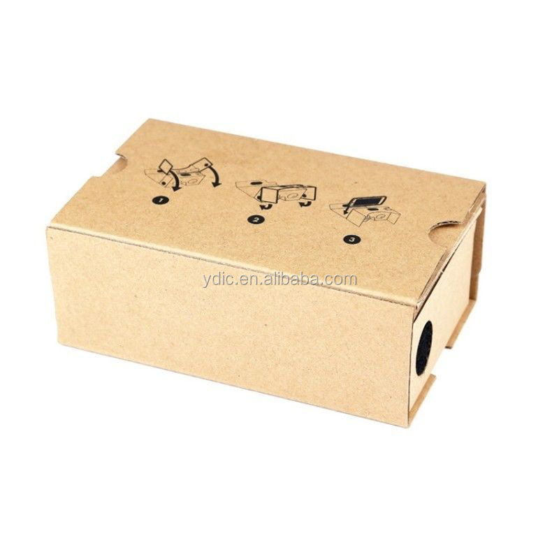 Customizable Cardboard Headset 3D Virtual Reality VR Glasses For Android iPhone Samsung Huawei Smart Phone Mobile Phones